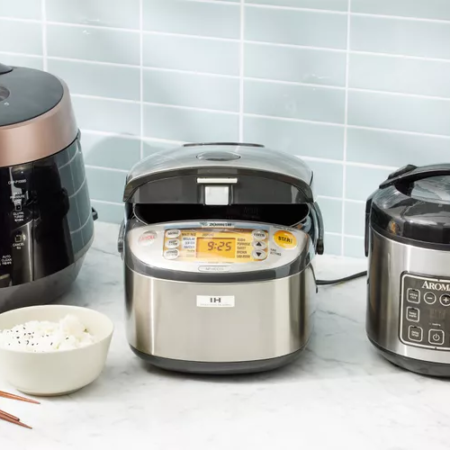 Smart Electric Rice Cooker with Steel Pot